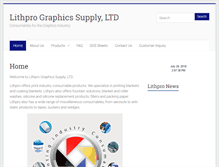 Tablet Screenshot of lithpro.com